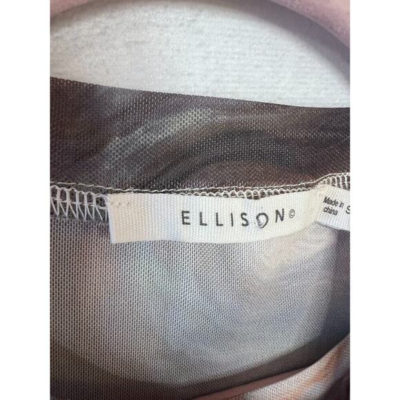 Ellison Top Size SM Sheer Lightweight Stylish - Picture 5 of 6